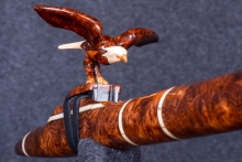 Brazilian Rosewood Burl Native American Flute, Minor, High C-5, #S1D (8)